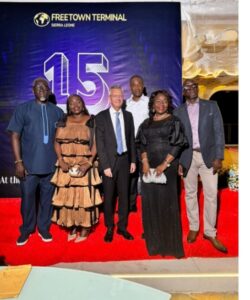 FREETOWN TERMINAL’S 15 YEAR JOURNEY TOASTED AT DINNER EVENT