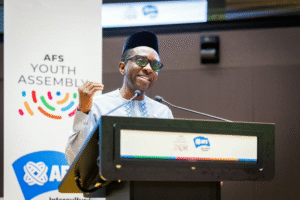INFORMATION MINISTER INSPIRES GLOBAL YOUTH